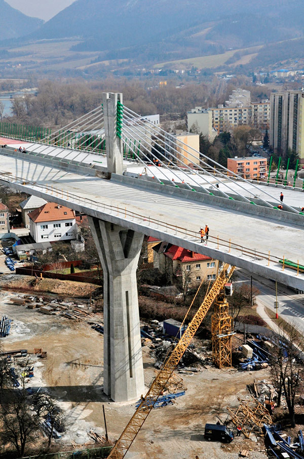 DYWIDAG Systems secure longest Extradosed Bridge in Europe: POVAŽSKÁ  BYSTRICA Bridge, Slovakia - DYWIDAG-Systems International